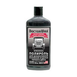 Doctorwax Очиститель-полироль для декоративной кузовной отделки черного цвета, Для кузова